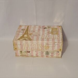 Paris Pink And White Magnetic Box
